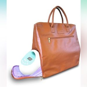 🆕 NWT Iris & Ella Vegan Leather Breast Pump Bag